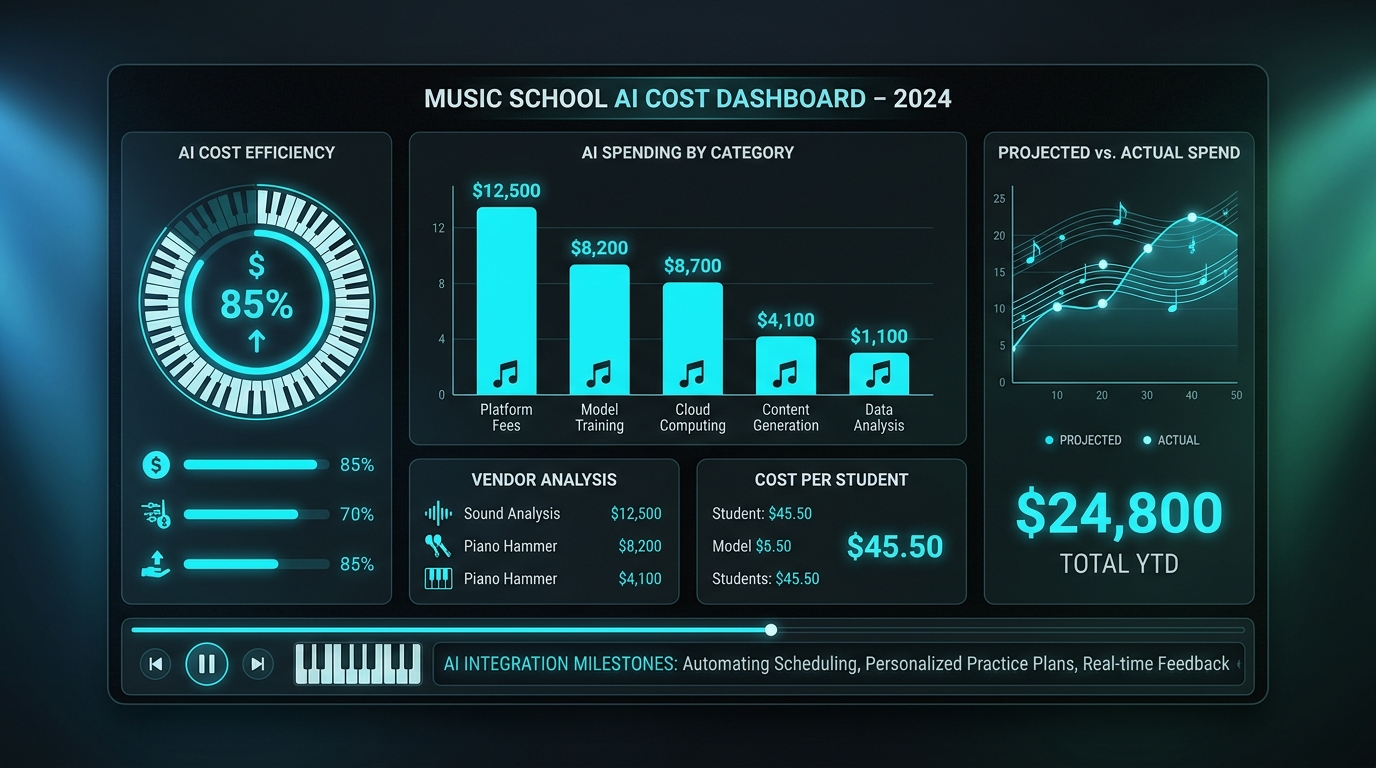 AI cost for music school business — ROI breakdown and pricing guide