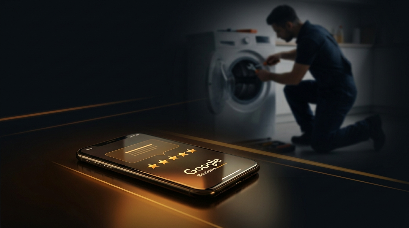 AI review management for appliance repair companies - automated Google review requests, follow-ups, and reputation monitoring