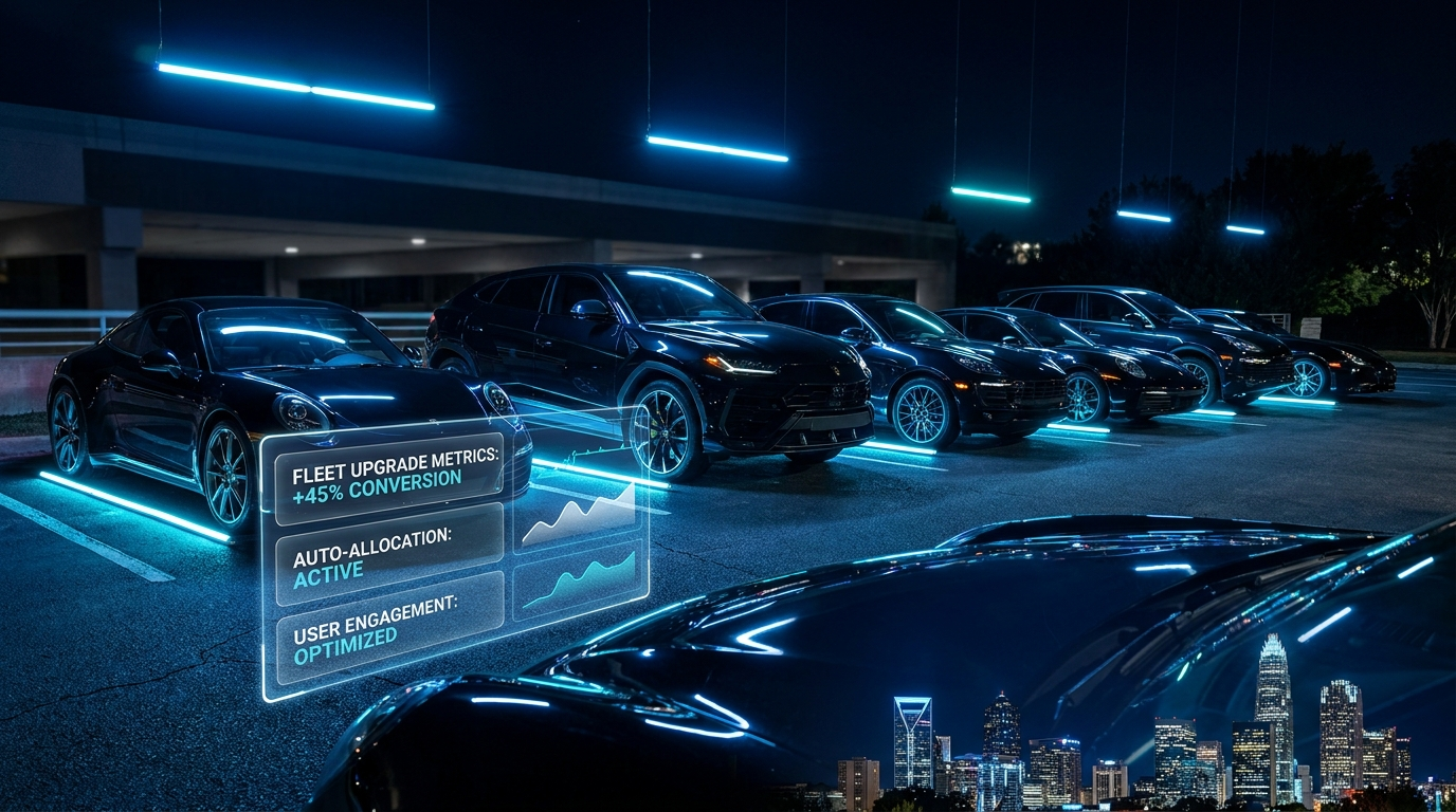AI vehicle upgrade upsell automation for car rental agencies — increase revenue per rental with AI — Leadra.io